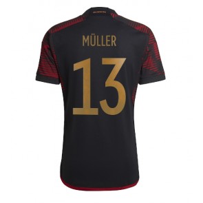 Tyskland Thomas Muller #13 Replika Udebanetrøje VM 2022 Kortærmet